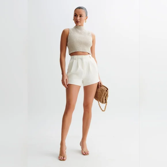 SigourneySuiting Shorts - Ivory - Picture 5 of 16